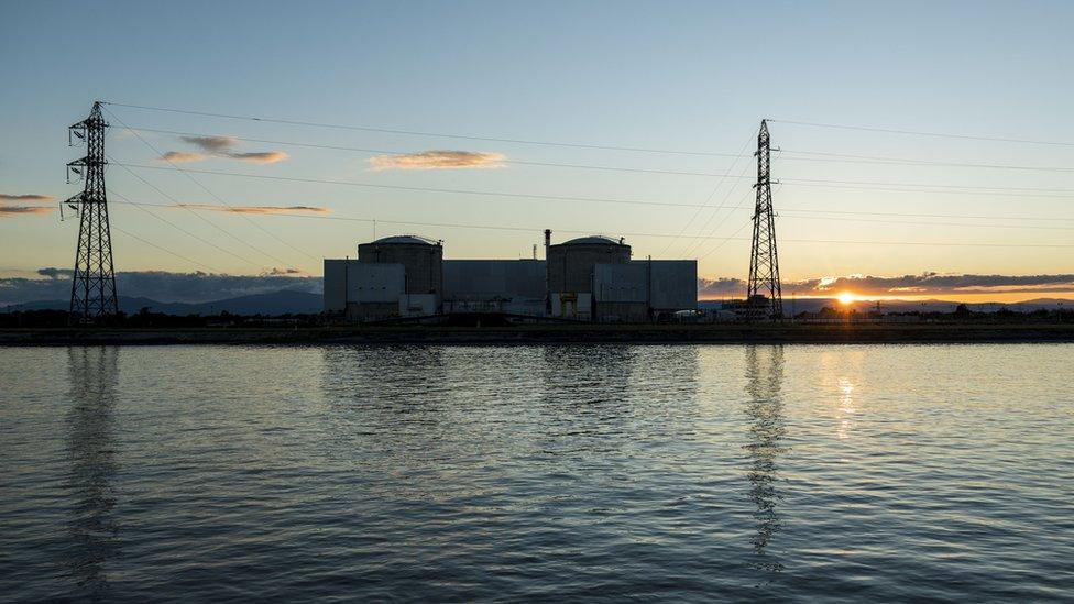 The sun set on Fessenheim on Monday night hours before it was finally turned off