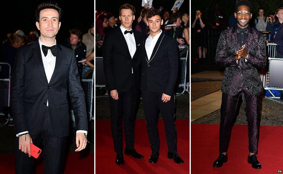 Nick Grimshaw, Dustin Lance Black, Tom Daley and Tinie Tempah