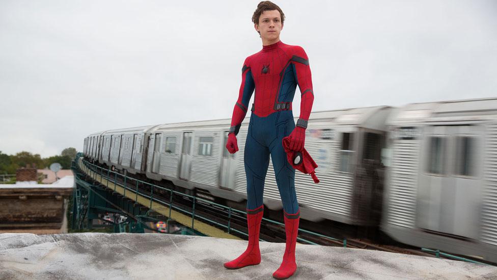 Tom Holland in Spider-Man: Homecoming