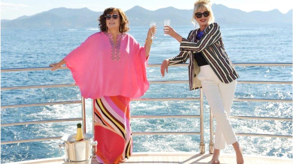 Jennifer Saunders and Joanna Lumley head to the South of France in the movie version of the sitcom