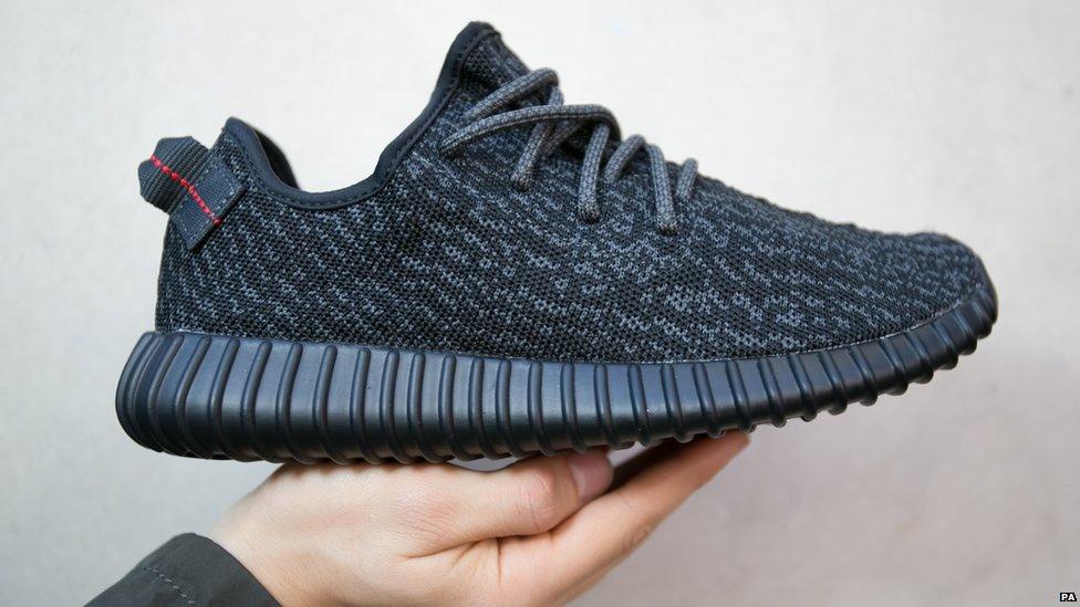 Kanye's Adidas Yeezy Boost 350 trainers