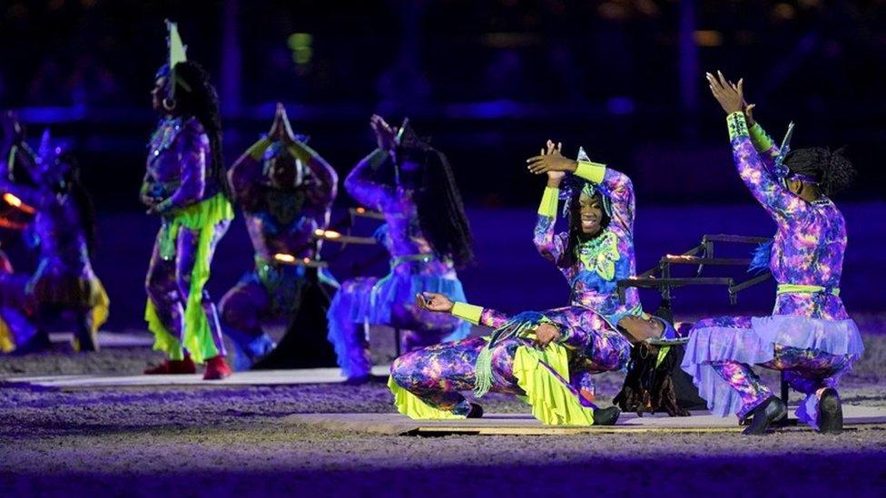 Dancers from Trinidad and Tobago