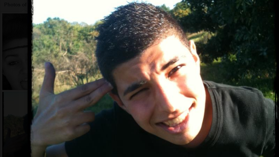 Photo of young man believed to be Adel Kermiche, posted on Facebook profile