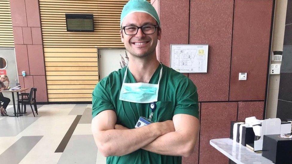 Medical student James Cutlan