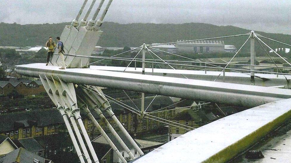 Artist impression of Principality Stadium roof walk