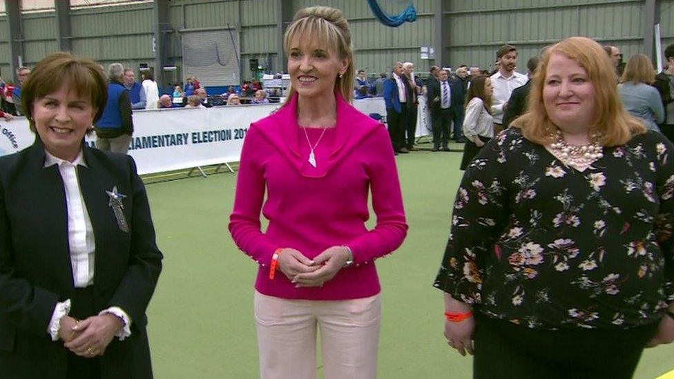 Diane Dodds, Martina Anderson and Naomi Long