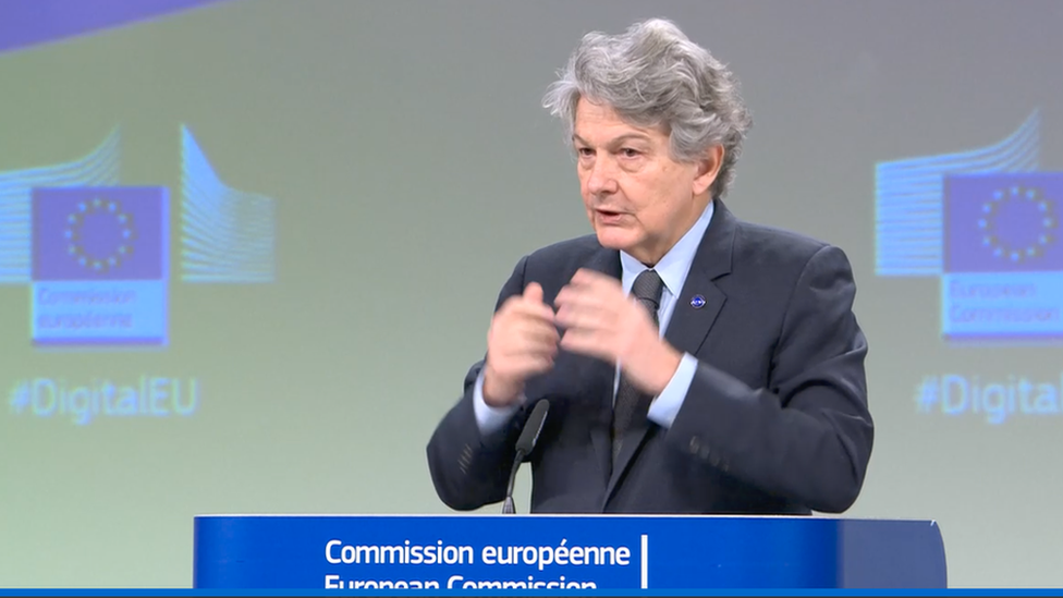 Internal Market Commissioner Thierry Breton