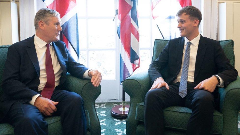 Sir Keir Starmer with Keir Mather