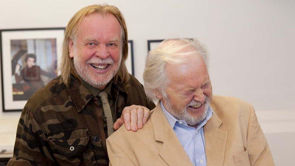 Rick Wakeman with Ian Lavender