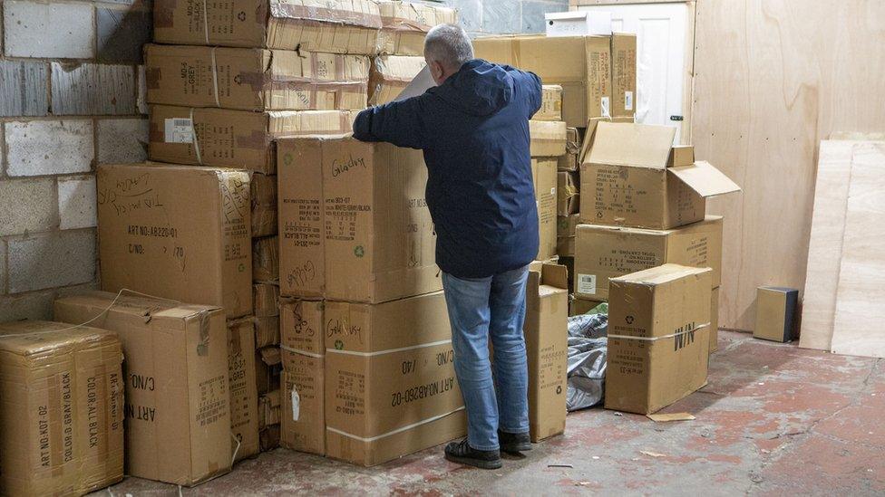 Boxes of counterfeit items found by Greater Manchester Police