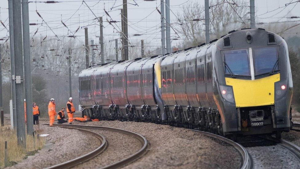 Stranded train