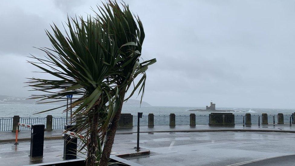 Douglas Promenade in the storm