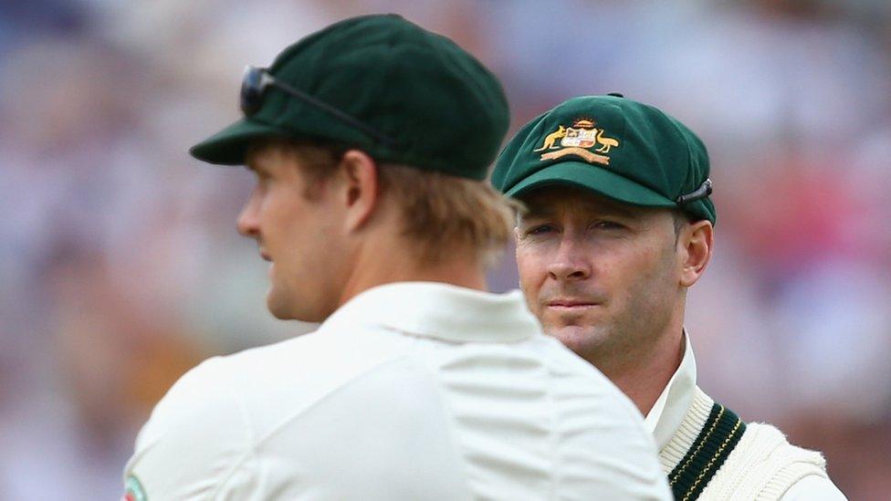 Shane Watson and Michael Clarke