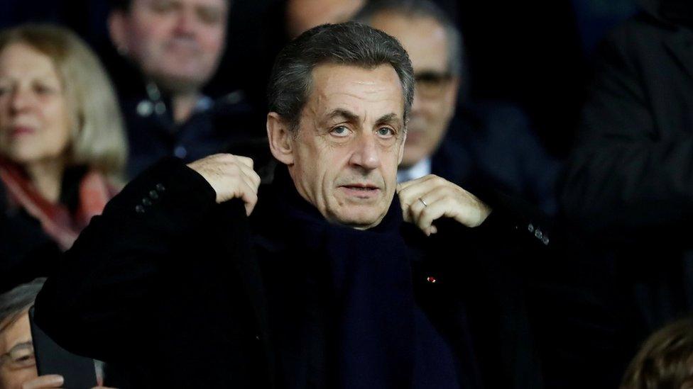 Former President of France Nicolas Sarkozy pictured in January 2018