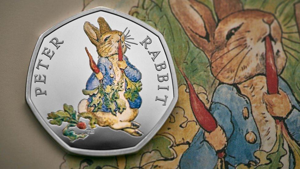 Beatrix Potter coins