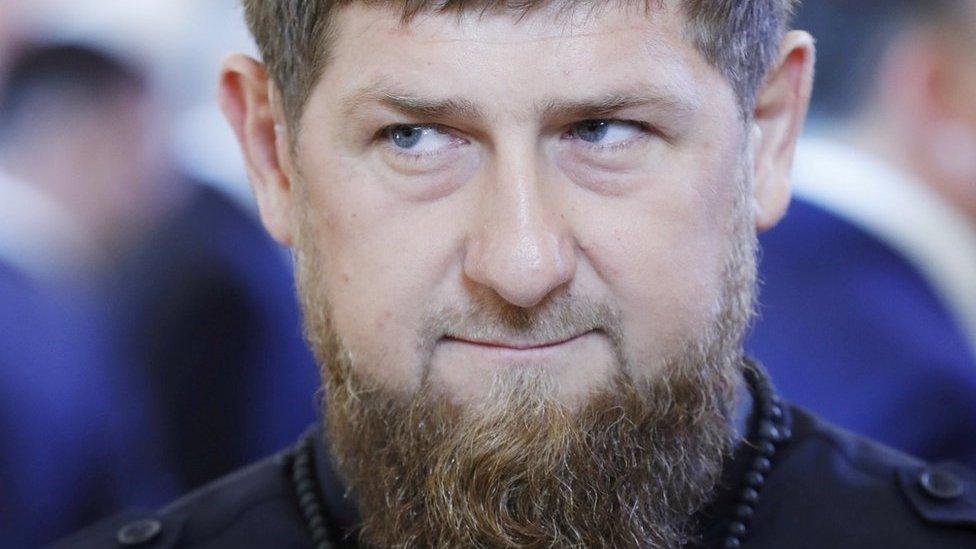 Head of the Chechen Republic Ramzan Kadyrov attends a ceremony inaugurating Vladimir Putin as President of Russia at the Kremlin in Moscow, Russia May 7, 2018.