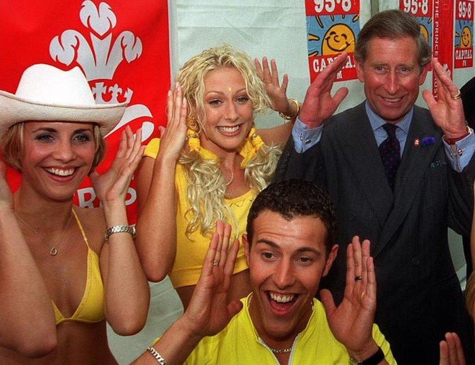 Steps and Prince Charles in 1999