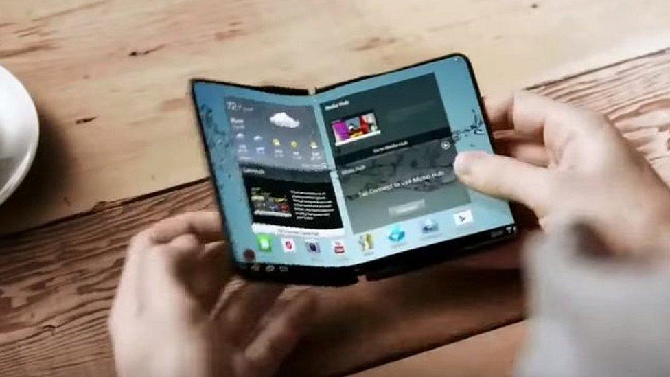 Samsung foldable phone