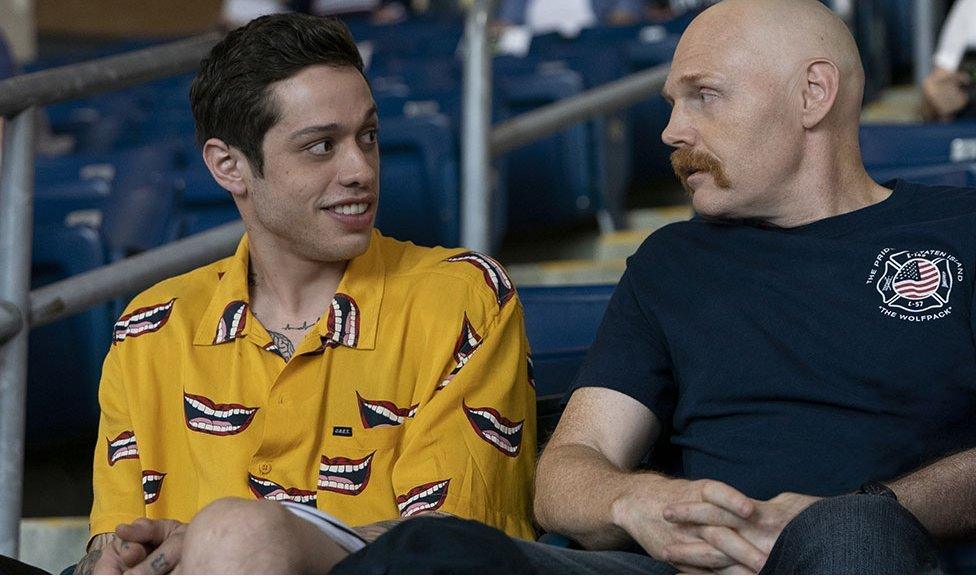 Pete Davidson with Bill Burr