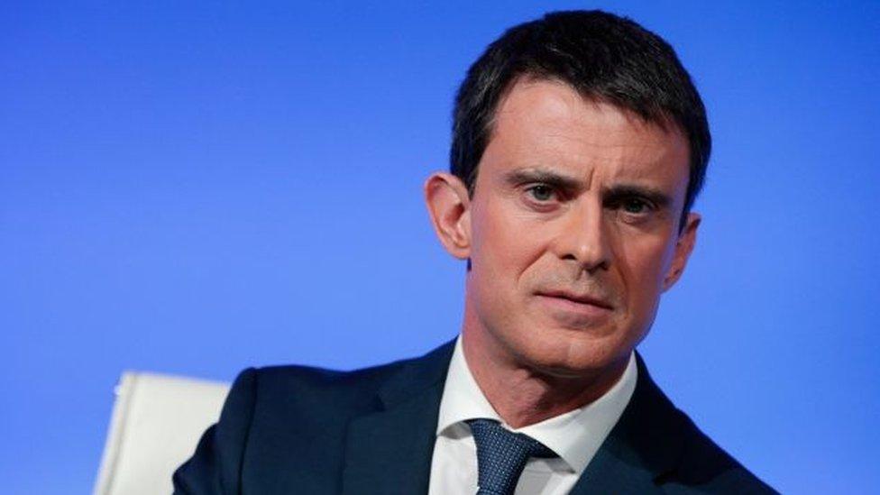 French Prime Minister Manuel Valls gives a press conference on 14 March 2016