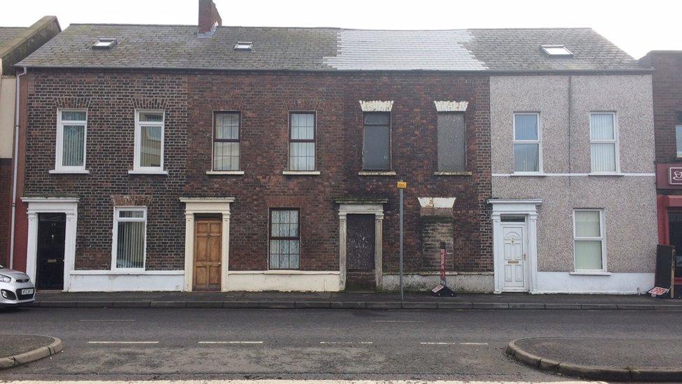 The last remaining original houses of Sailortown in Garmoyle Street