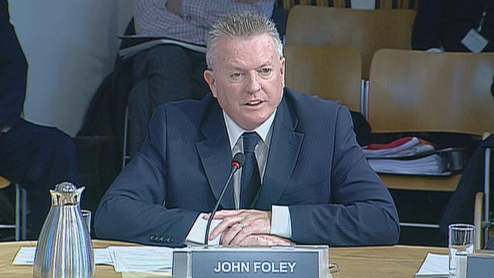 John Foley Scottish Police Authority , chief exec