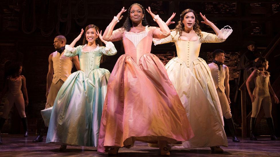 Rachelle Ann Go, Rachel John and Christine Allado in Hamilton