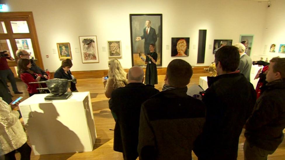 Interior of the gallery