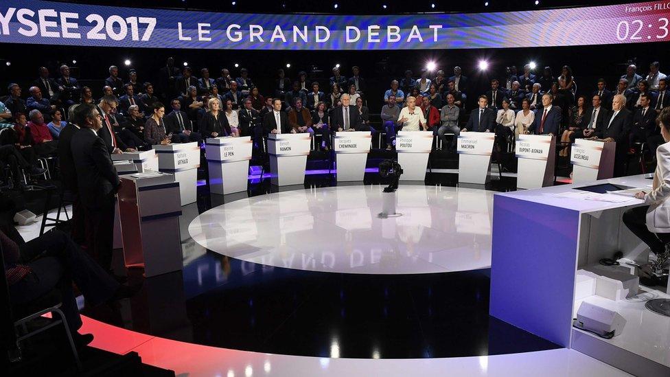 French election televised debate