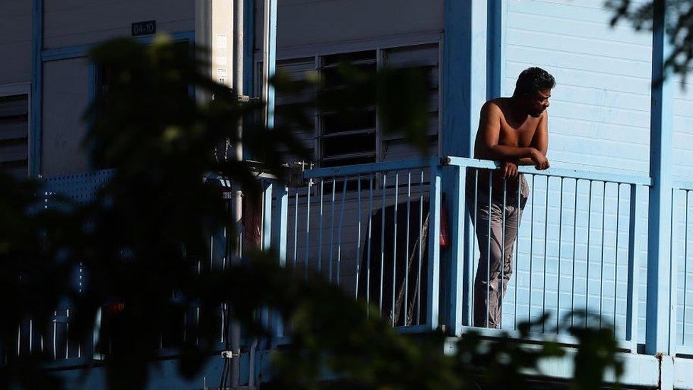 Migrant worker in Singapore