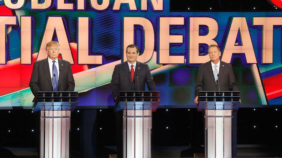 Trump, Cruz and Kasich