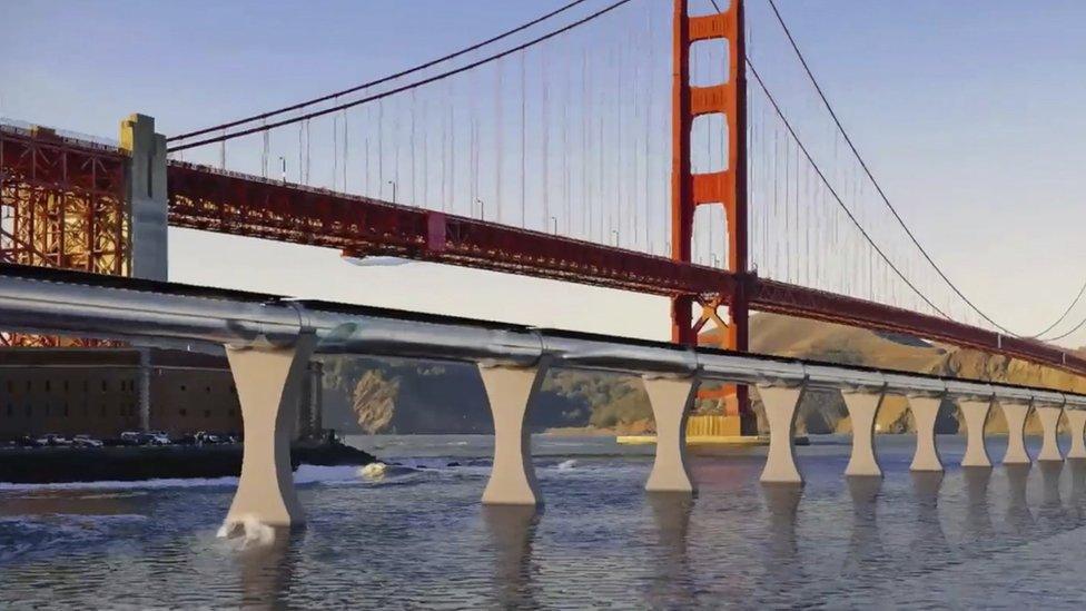 Hyperloop concept art