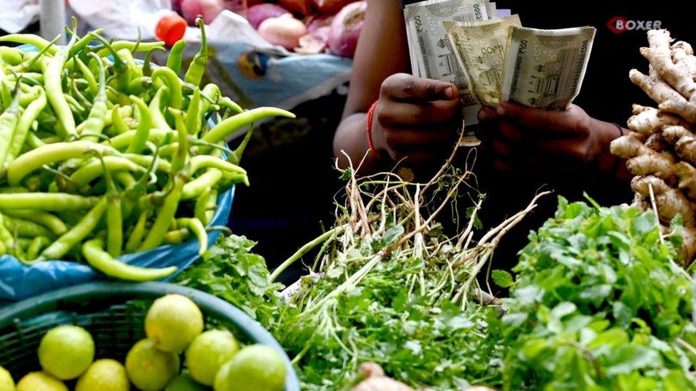 Food on sale in India