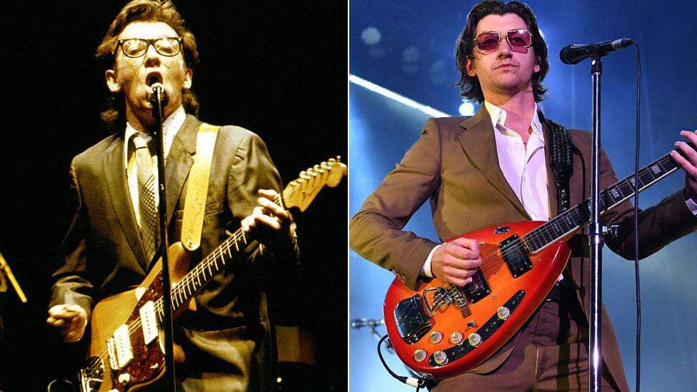 Elvis Costello and Alex Turner