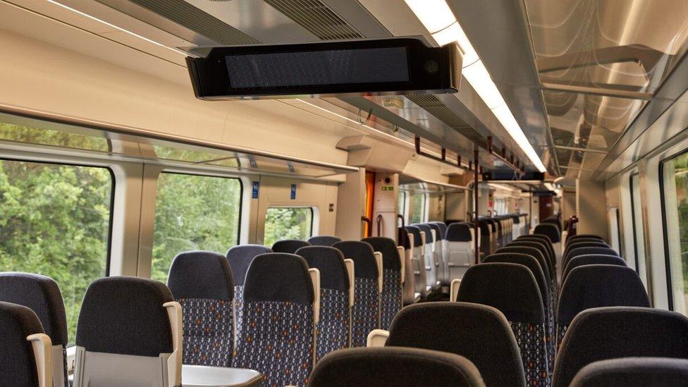 Train interior