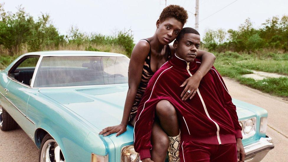 Jodie Turner-Smith and Daniel Kaluuya in Melina Matsoukas's debut film, Queen & Slim