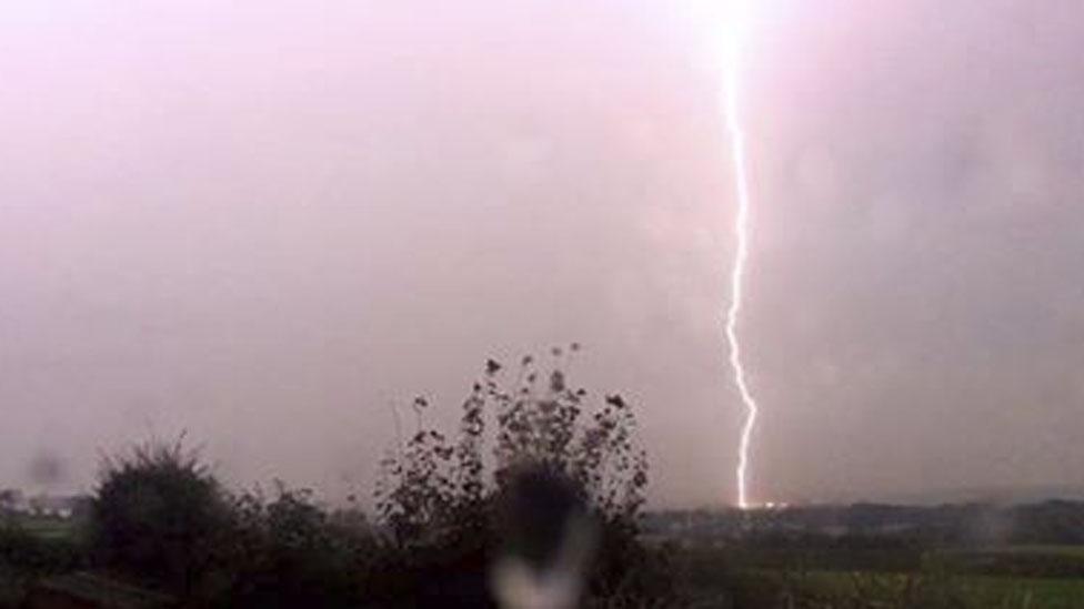 Lightning in Bury