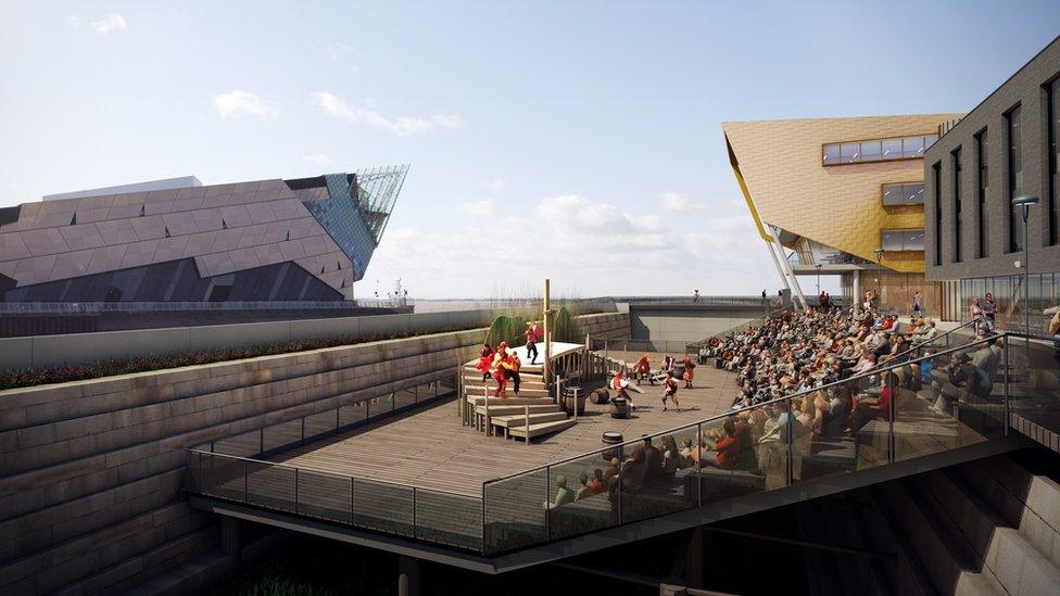 Artist's impression of Stage @The Dock