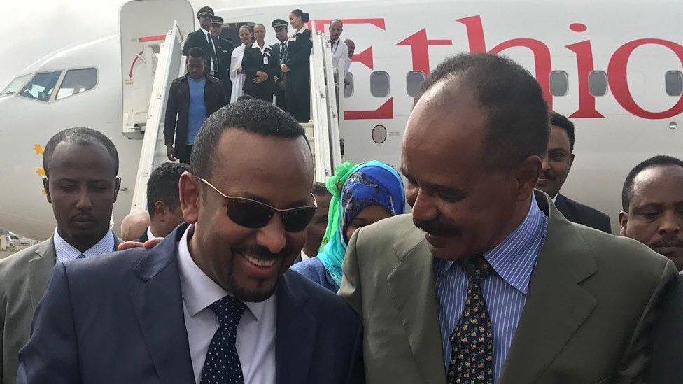 Abiy Ahmed and Isaias Afewerki