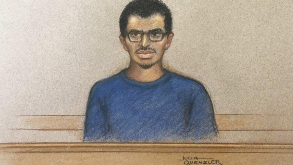 Hashem Abedi on trial at the Old Bailey