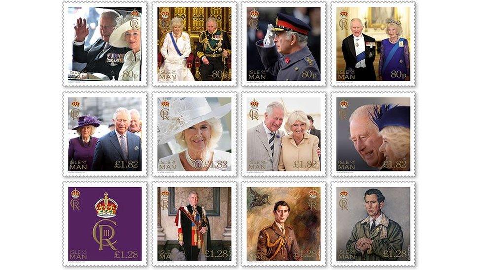 The IOM Post collection of Coronation stamps