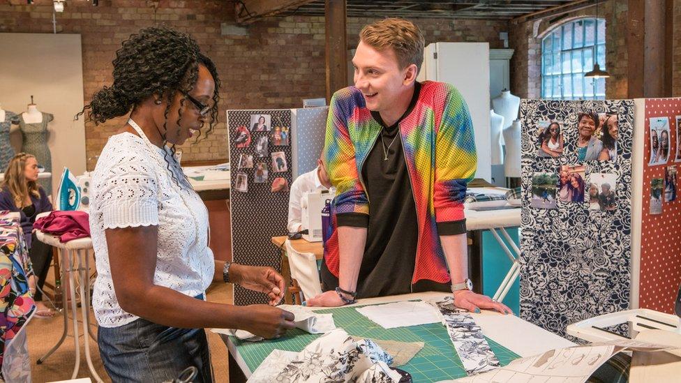 Joe Lycett on The Great British Sewing Bee