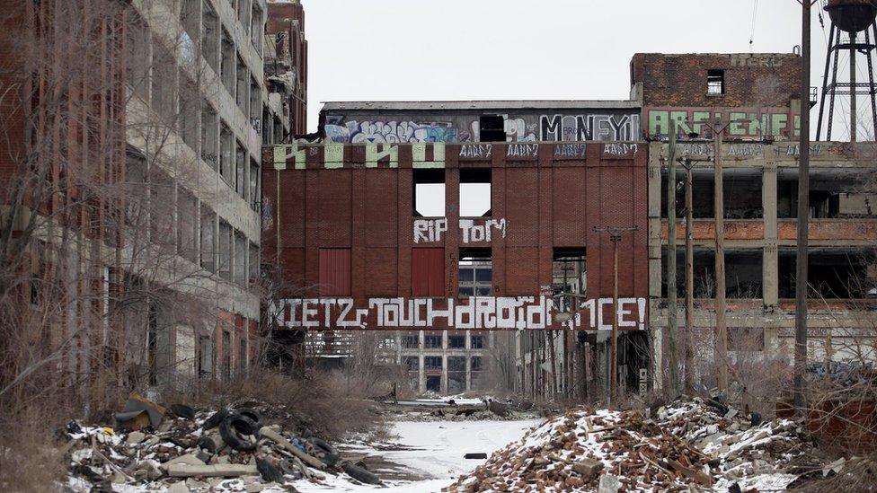 Abandoned Detroit factory