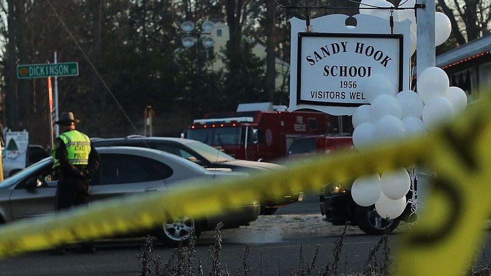 Sandy Hook Elementary School in Newtown, Connecticut