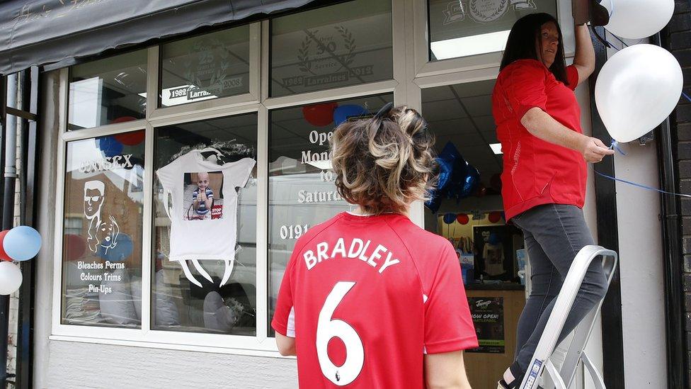 Bradley Lowery funeral tributes