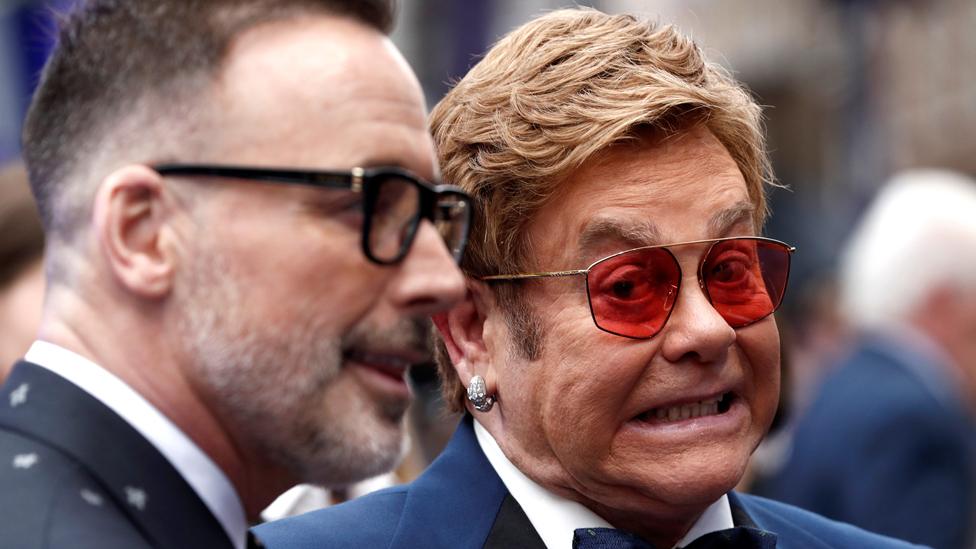 David Furnish and Sir Elton John