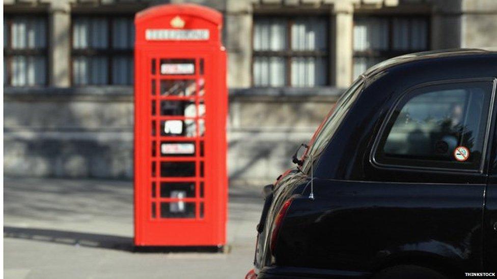 Black cab in London