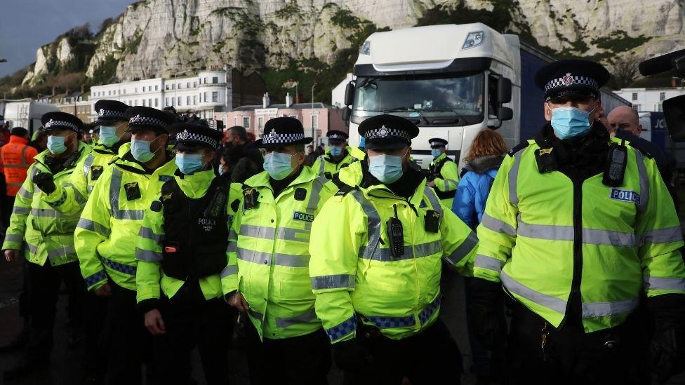 Kent Police officers