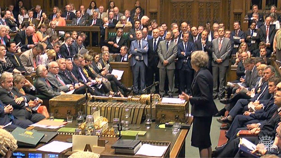 Prime Minister's Questions in the House of Commons