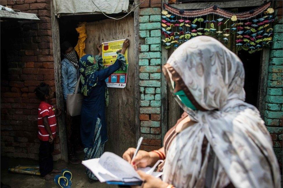 Covid India village health workers